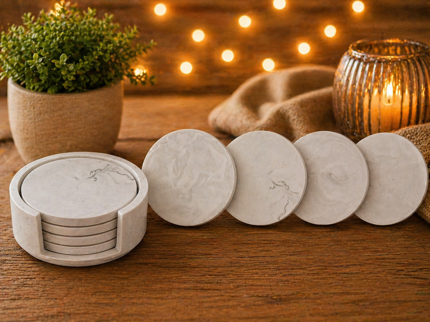 Handcrafted Coaster Set of 4