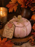 Pumpkin Chai | 3.0 oz Handmade Eco Resin Pumpkin Soy Candle with Wooden Wick