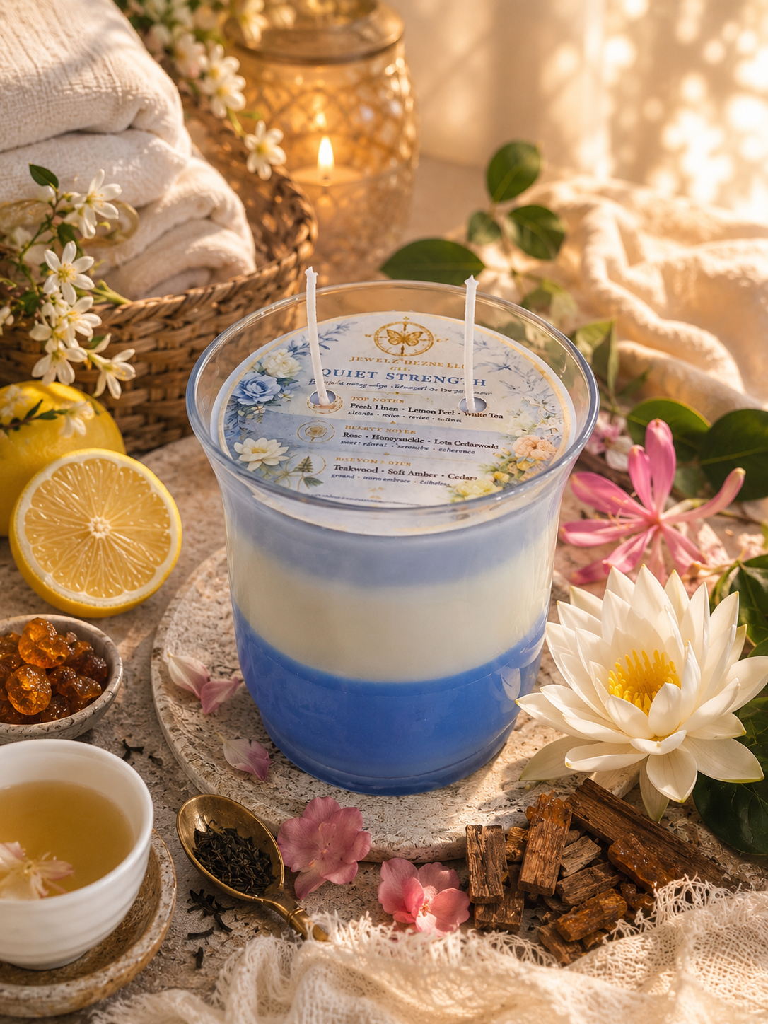 Quiet Strength – 14 oz Triple-Layer Luxury Candle