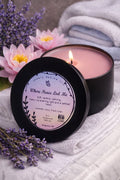 Chapter 5 Where Peace Led Me | Essential Oil Candle | Lavender, Fresh Linen & Lotus | Handmade Soy Wax Aromatherapy Candle