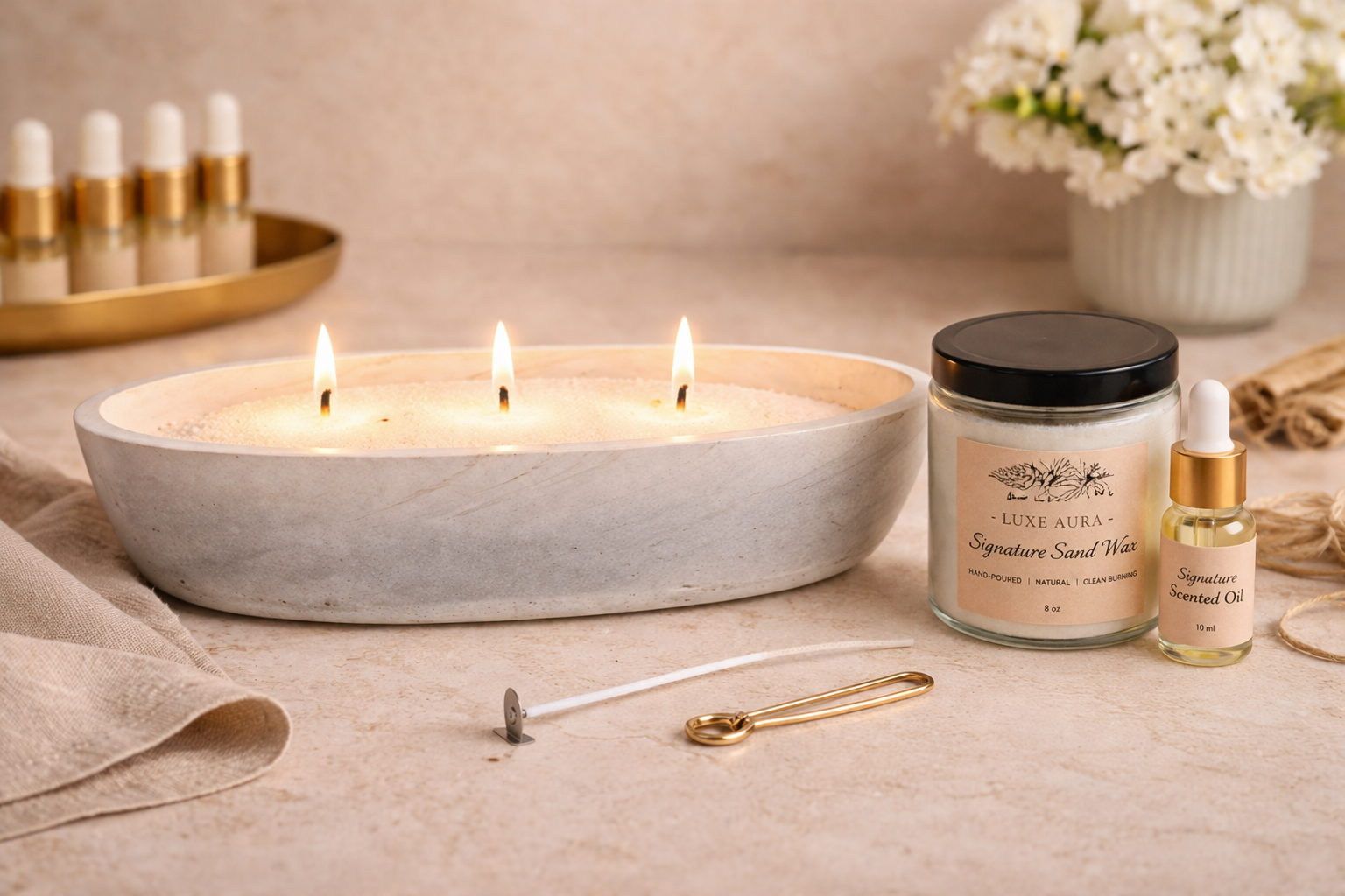 Signature Sand Candle