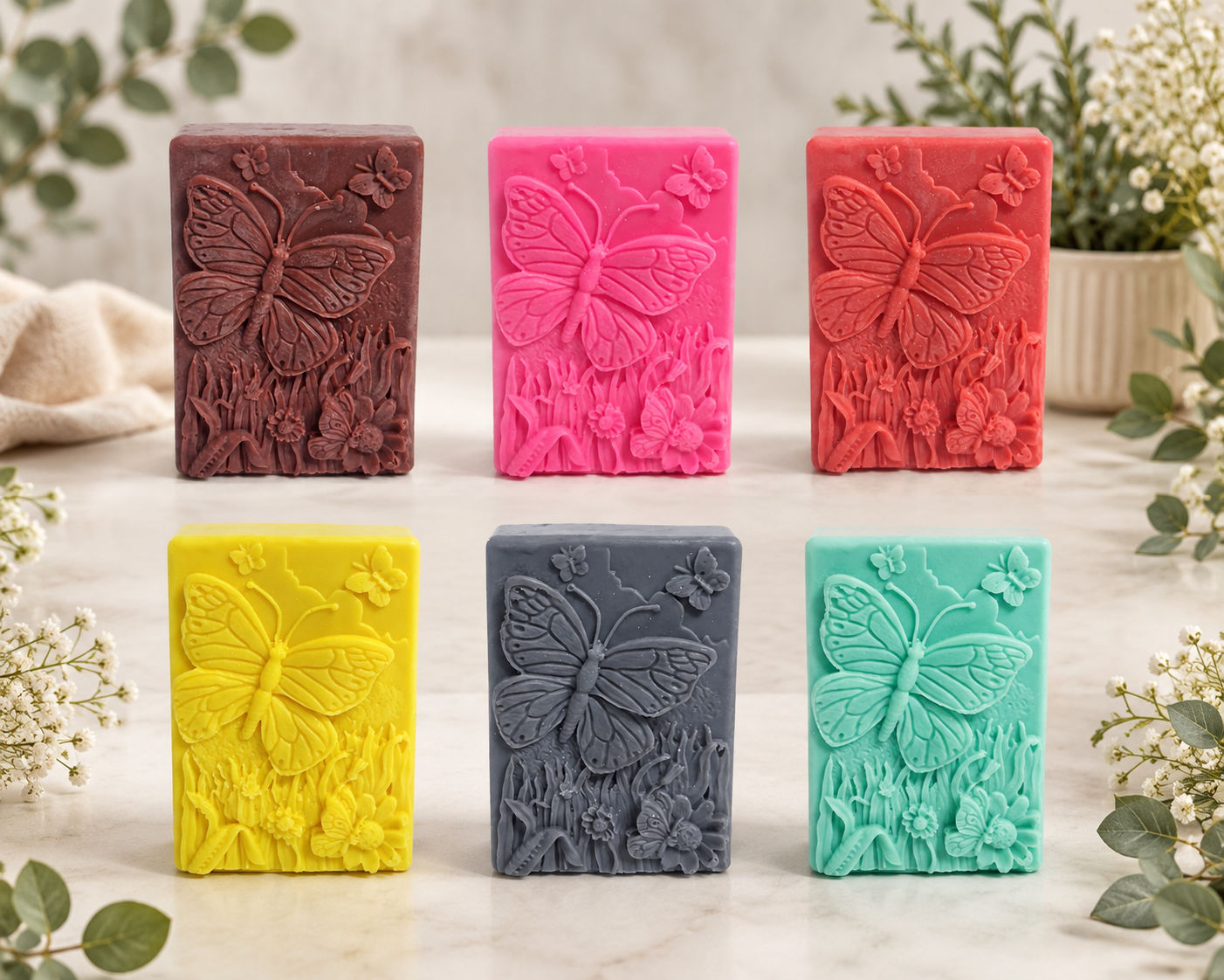 Butterfly Garden Artisan Soap Collection