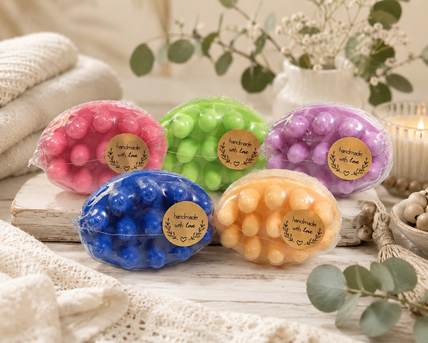 Massage Loofah Soap Bar
