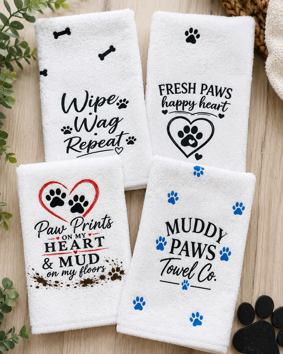 Pet Ritual Mercantile™ Personalized Microfiber Pet Towels