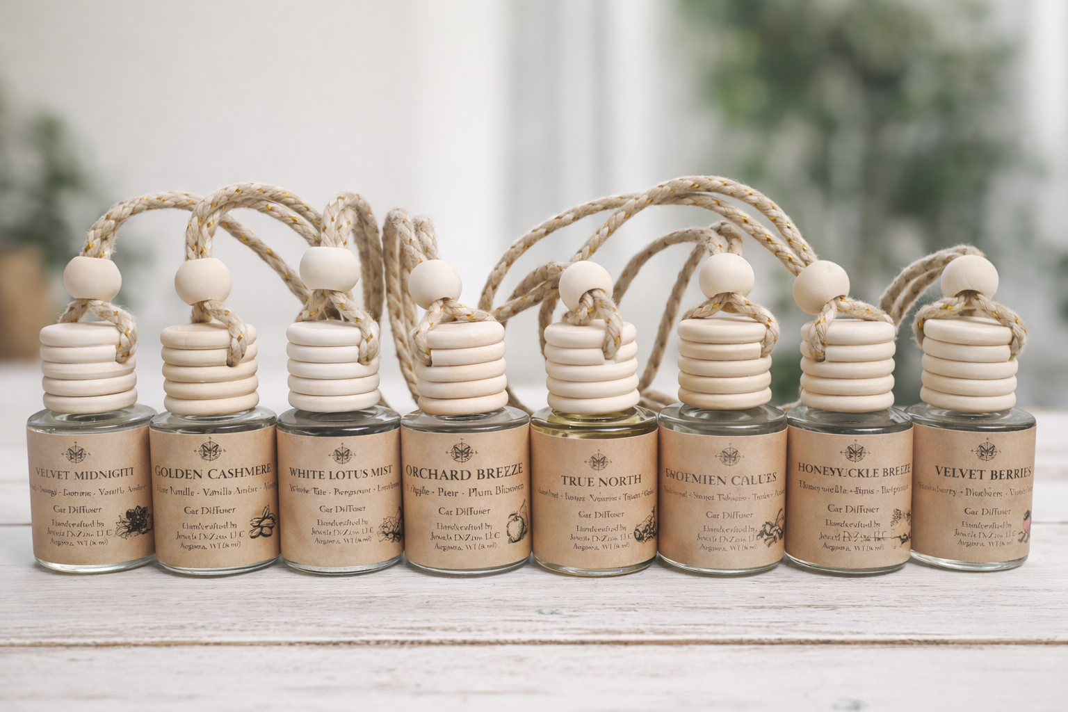 Hanging Car Diffuser – Long Lasting Car Air Freshener – Multiple Scents