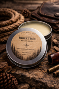 Direction | Beard Balm | Cedar, Sandalwood & Warm Tobacco | All Natural | 2 oz Tin