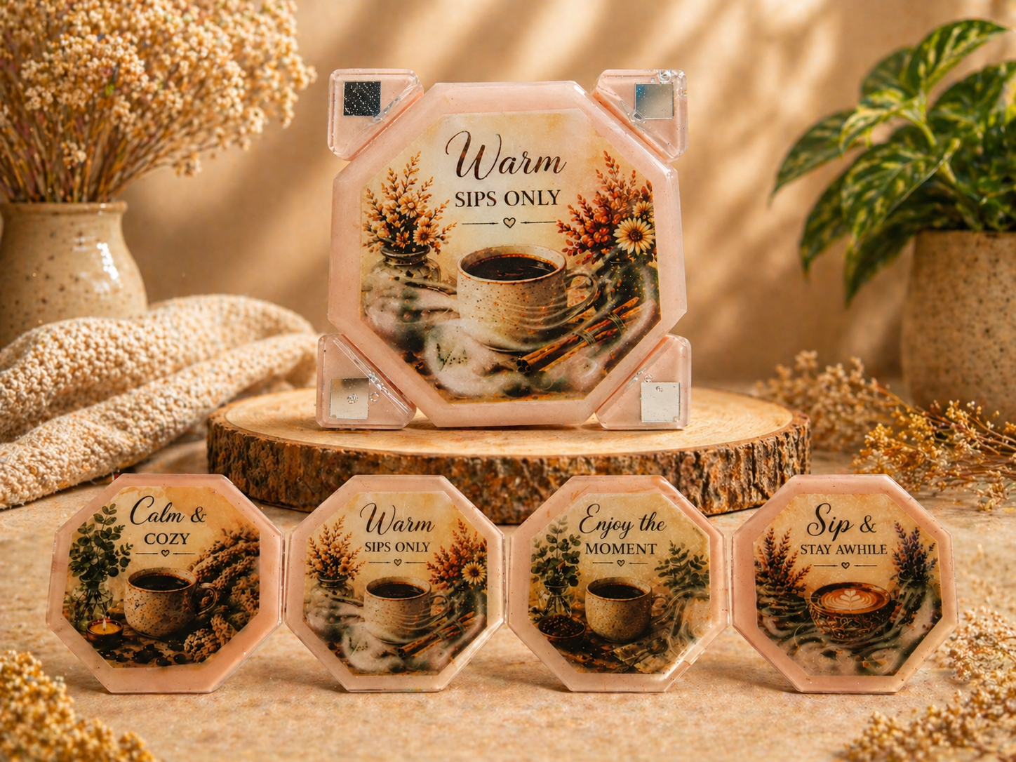 Handcrafted Coaster Set of 4