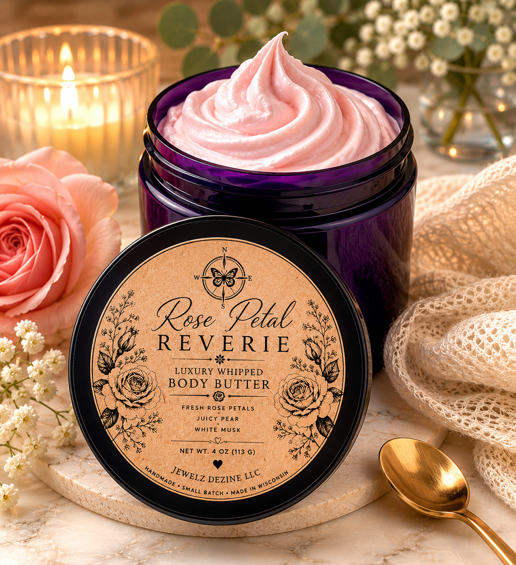 Rose Petal Reverie Luxury Whipped Body Butter