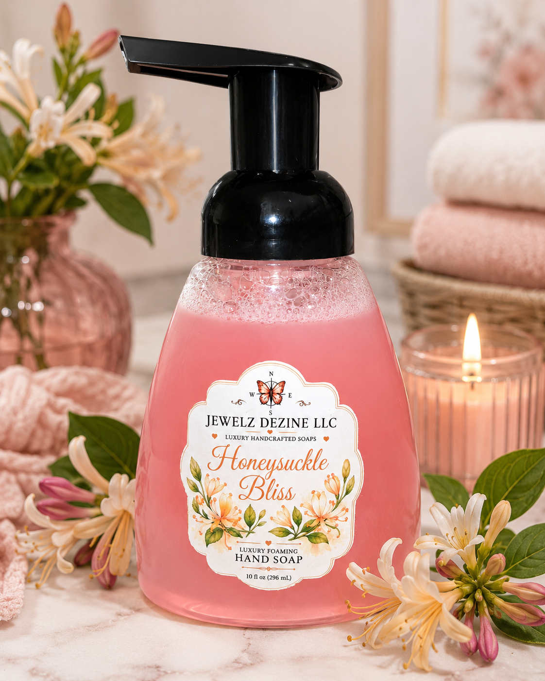 Honeysuckle Bliss Luxury Foaming Hand Soap