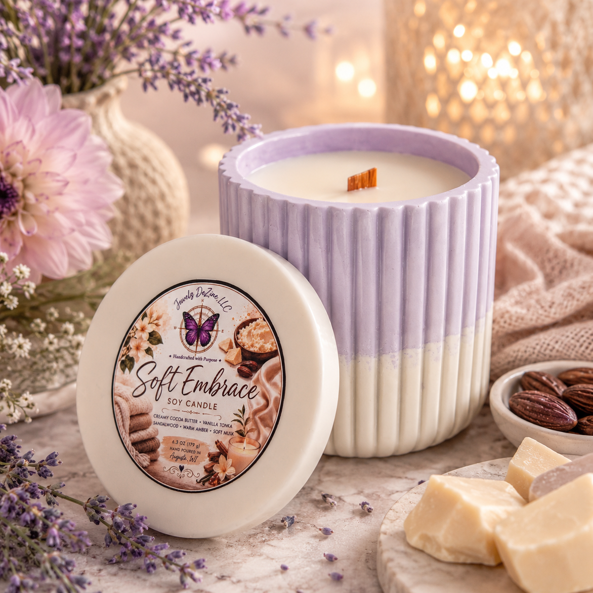 Soft Embrace – 6.3 oz Soy Candle