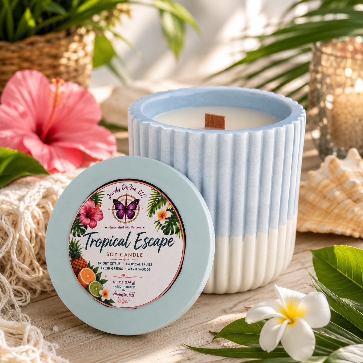 Tropical Escape – 6.3 oz Soy Candle